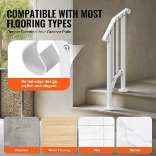 VEVOR Σύντομο Κάγκελο 1-2 Σκαλοπατιών για Εξωτερικό Χώρο για Ηλικι... VEVOR Σύντομο Κάγκελο 1-2 Σκαλοπατιών για Εξωτερικό Χώρο για Ηλικι...