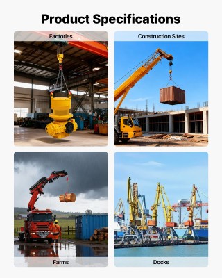 VEVOR Αλυσίδα Ανύψωσης 8mm x 3m, Βαριάς Χρήσης G80 Ατσάλινη, 3.17 Τ... VEVOR Αλυσίδα Ανύψωσης 8mm x 3m, Βαριάς Χρήσης G80 Ατσάλινη, 3.17 Τ...