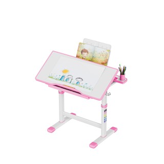 Ροζ Ρυθμιζόμενο Παιδικό Σχολικό Γραφείο για Μάθηση και Παιχνίδι ‎50...