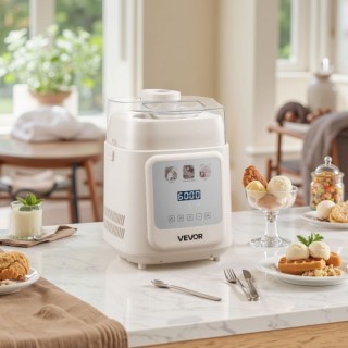 VEVOR Αυτόματος Παραγωγέας Παγωτού 1 Λίτρου με Ενσωματωμένο Συμπιεσ... VEVOR Αυτόματος Παραγωγέας Παγωτού 1 Λίτρου με Ενσωματωμένο Συμπιεσ...