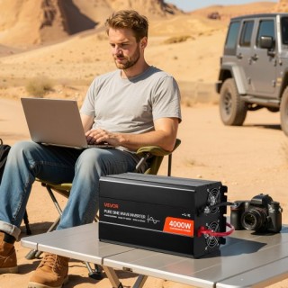 VEVOR Μετατροπέας Ισχύος 4000W, Καθαρού Ημιτόνου 12V DC σε 230V AC ... VEVOR Μετατροπέας Ισχύος 4000W, Καθαρού Ημιτόνου 12V DC σε 230V AC ...