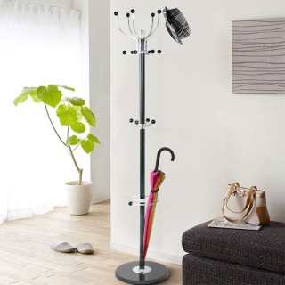 BAKAJI Κρεμάστρα Μεταλλική με 16 Γάντζους και Θήκη Ομπρελών Μαύρη ... BAKAJI Κρεμάστρα Μεταλλική με 16 Γάντζους και Θήκη Ομπρελών Μαύρη ...