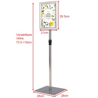 Costway Διπλό Σετ Επιδαπέδιας Παρουσίασης Α4 με Βαριά Βάση, Ανθεκτι... Costway Διπλό Σετ Επιδαπέδιας Παρουσίασης Α4 με Βαριά Βάση, Ανθεκτι...