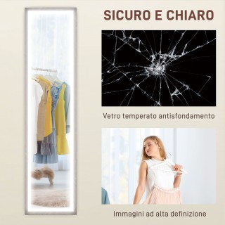 HOMCOM Καθρέφτης με Φωτισμό LED Ρυθμιζόμενο και Κουμπί Αφής, από Γ... HOMCOM Καθρέφτης με Φωτισμό LED Ρυθμιζόμενο και Κουμπί Αφής, από Γ...