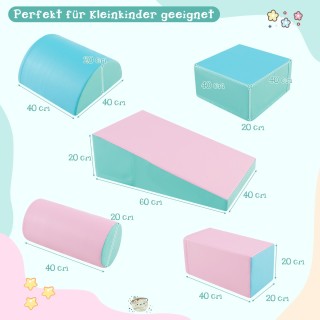 Costway Πενταμελής Σετ Γιγαντιαίων Αφρώδους Οικοδομικών Πλίνθων για... Costway Πενταμελής Σετ Γιγαντιαίων Αφρώδους Οικοδομικών Πλίνθων για...