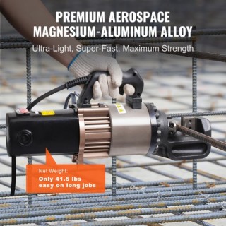 VEVOR  Ηλεκτρικός Υδραυλικός Κοπτήρας Οπλισμού 2000W έως 28mm GJQDJ...