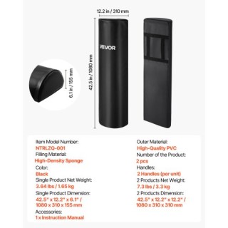 VEVOR Σετ Προπονητικών Κούκλων Ποδοσφαίρου 42.5in (2 Τεμάχια) KBZLP...