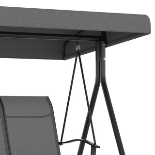 Outsunny  Κούνια Κήπου 3 Θέσεων με Ρυθμιζόμενη Ομπρέλα, 195x118x170...