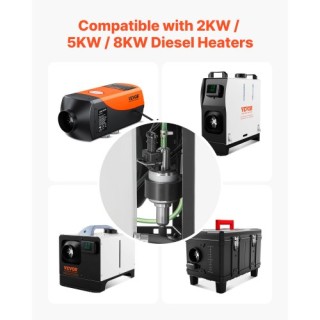 VEVOR Αντλία Καυσίμου Πετρελαίου για Θερμαντήρες  Αυτοκινήτου 12/24...