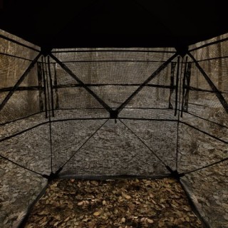 VEVOR Κυνηγετικό Καταφύγιο Ορατότητας 270° με Δίχτυ Μονής Κατεύθυνσ...