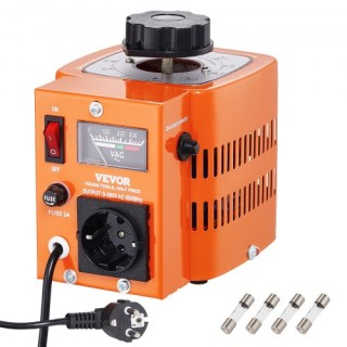 VEVOR 500VA Μεταβλητός Μετασχηματιστής 1.7A 0-300V Ρυθμιστής Τάσης ... VEVOR 500VA Μεταβλητός Μετασχηματιστής 1.7A 0-300V Ρυθμιστής Τάσης ...