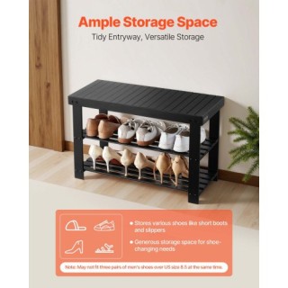 VEVOR Τριώροφος Πάγκος Παπουτσιών 70 x 29 x 45 εκ. για την Είσοδο X... VEVOR Τριώροφος Πάγκος Παπουτσιών 70 x 29 x 45 εκ. για την Είσοδο X...