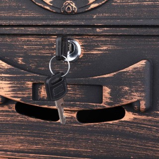 BAKAJI Εξωτερικό Γραμματοκιβώτιο Τοίχου Αλουμινίου με Κλειδί σε Μπ... BAKAJI Εξωτερικό Γραμματοκιβώτιο Τοίχου Αλουμινίου με Κλειδί σε Μπ...