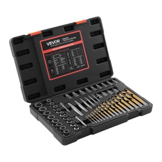 VEVOR Σετ Εξολκέων και Τρυπανιών - 54 Τεμάχια, Αφαιρεί Σπασμένες Βί...