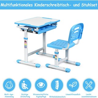 Costway Παιδικό Γραφείο με Ρυθμιζόμενο Ύψος και Κλίση - Διαθέσιμο ... Costway Παιδικό Γραφείο με Ρυθμιζόμενο Ύψος και Κλίση - Διαθέσιμο ...