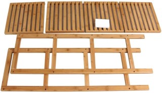 Ράφια Μπάνιου 4 Επιπέδων από Μπαμπού - SONGMICS Ράφια Μπάνιου 4 Επιπέδων από Μπαμπού - SONGMICS