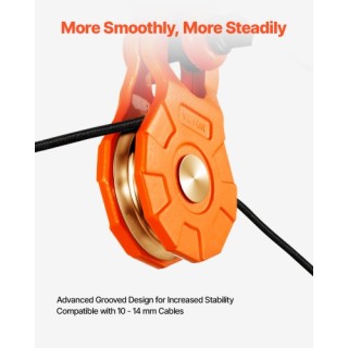 VEVOR Τροχαλία Ανύψωσης 30 Τόνων με Ικανότητα 66,000 Λίβρες για Ανά... VEVOR Τροχαλία Ανύψωσης 30 Τόνων με Ικανότητα 66,000 Λίβρες για Ανά...