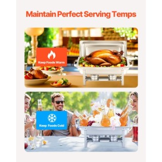 VEVOR 8 Qt 2 Pack Rectangle Chafing Dish Set ZFXBXGSTGK2J9NBC2V0 VEVOR 8 Qt 2 Pack Rectangle Chafing Dish Set ZFXBXGSTGK2J9NBC2V0