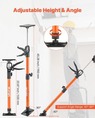 VEVOR Ρυθμιζόμενο Κόντρα Στήριγμα τρίτου Χεριού 54-155 εκ με Ανυψωτ... VEVOR Ρυθμιζόμενο Κόντρα Στήριγμα τρίτου Χεριού 54-155 εκ με Ανυψωτ...