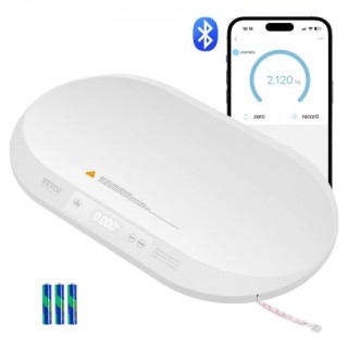 VEVOR Έξυπνη Ψηφιακή Ζυγαριά Μωρού Bluetooth με Μεζούρα 40kg ZNDZY... VEVOR Έξυπνη Ψηφιακή Ζυγαριά Μωρού Bluetooth με Μεζούρα 40kg ZNDZY...