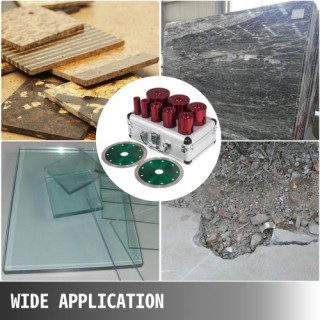 Σετ Διαμαντοτρύπανα VEVOR 8τμχ για Πλακάκια & Γρανίτη QGJJGSKKQ10J... Σετ Διαμαντοτρύπανα VEVOR 8τμχ για Πλακάκια & Γρανίτη QGJJGSKKQ10J...