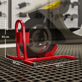 HOMCOM Ρυθμιζόμενο Μπλοκ Ρόδας Μοτοσυκλέτας σε 3 Επίπεδα, Μέγιστο Β... HOMCOM Ρυθμιζόμενο Μπλοκ Ρόδας Μοτοσυκλέτας σε 3 Επίπεδα, Μέγιστο Β...