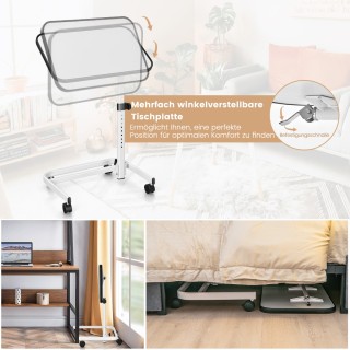 Costway Τραπέζι με ρόδες με ρυθμιζόμενη κλίση επιφάνειας 60,5 x 40... Costway Τραπέζι με ρόδες με ρυθμιζόμενη κλίση επιφάνειας 60,5 x 40...