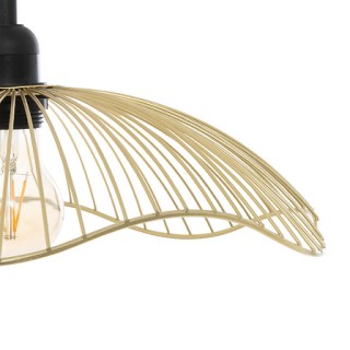 Κρεμαστό Φωτιστικό Οροφής Galt - 34 cm Χρυσό Μεταλλικό Πλέγμα 1675... Κρεμαστό Φωτιστικό Οροφής Galt - 34 cm Χρυσό Μεταλλικό Πλέγμα 1675...