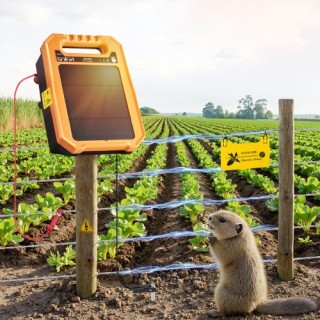 VEVOR Φορητός Ηλιακός Φορτιστής Φράχτη 0.3J για Ζώα 3χλμ TYNK025J05...