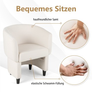 Σετ Καρέκλα και Υποπόδιο με Βελούδινη Επένδυση 71  x 59  x 79,5 cm ...