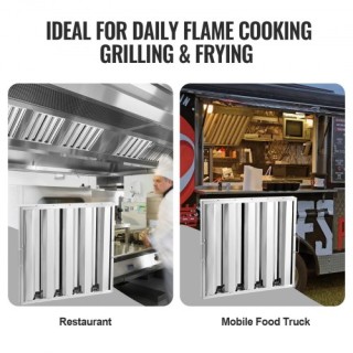 VEVOR Φίλτρο Απορροφητήρα 19.5x19.5 ιντσών Ανοξείδωτο Ατσάλι SYYYZ... VEVOR Φίλτρο Απορροφητήρα 19.5x19.5 ιντσών Ανοξείδωτο Ατσάλι SYYYZ...