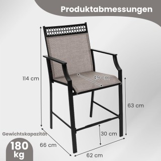 Costway  Αναβαθμίστε την εμπειρία καθίσματος με στιβαρά και κομψά μ...