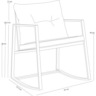 Shally Dogan Σετ Τραπέζι και Κουνιστές Πολυθρόνες Εξωτερικού Χώρου... Shally Dogan Σετ Τραπέζι και Κουνιστές Πολυθρόνες Εξωτερικού Χώρου...