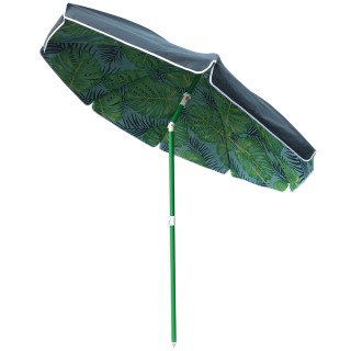 Galileo Διπλή Ομπρέλα Παραλίας 2 μ με Κλίση 8 Ακτίνες από Ατσάλι Πε...