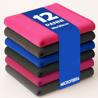 Shally Dogan 12 Οικολογικά Πανιά Μικροϊνών 38x38cm για Καθαρισμό με...