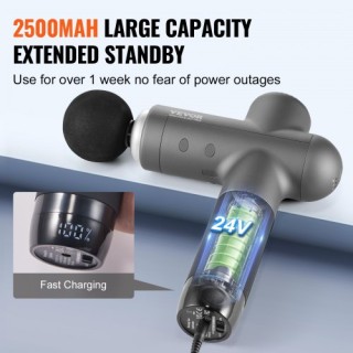 VEVOR Πιστόλι Μασάζ με 8 Ταχύτητες και 6 Κεφαλές JMQ3200RPMXXZUVUFV2 VEVOR Πιστόλι Μασάζ με 8 Ταχύτητες και 6 Κεφαλές JMQ3200RPMXXZUVUFV2