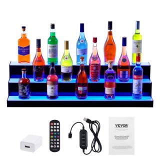 VEVOR Φωτιζόμενο Ράφι Μπουκαλιών 40 3 Επιπέδων με Έλεγχο RF & Εφαρμ... VEVOR Φωτιζόμενο Ράφι Μπουκαλιών 40 3 Επιπέδων με Έλεγχο RF & Εφαρμ...