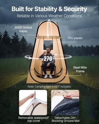 VEVOR Παράθυρο Αθλοπαιδιάς 1.2x1.2 m: Αδιάβροχη Σκηνή Φυσαλίδας με ...