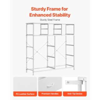 VEVOR Συρταριέρα 10 Συρταριών με Υφασμάτινους Κάδους & Μεταλλικό Σκ... VEVOR Συρταριέρα 10 Συρταριών με Υφασμάτινους Κάδους & Μεταλλικό Σκ...