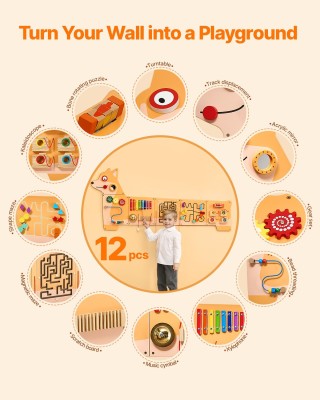 Πίνακας Δραστηριοτήτων Τοίχου Puppy με 12 Δραστηριότητες – Montesso... Πίνακας Δραστηριοτήτων Τοίχου Puppy με 12 Δραστηριότητες – Montesso...