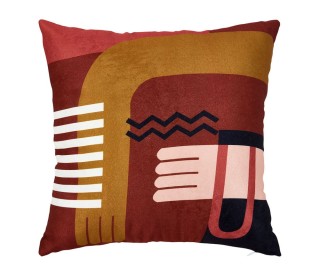 Ostaria Τετράγωνη Μαξιλαροθήκη Picasso Πολύχρωμη Πολυεστέρας Τερακό... Ostaria Τετράγωνη Μαξιλαροθήκη Picasso Πολύχρωμη Πολυεστέρας Τερακό...