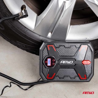 AMiO  Συμπιεστής Αέρα Αυτοκινήτου με Ψηφιακό Μετρητή Πίεσης και LED...