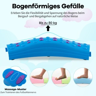 Costway 20 τεμ. Σετ ισορροπίας δοκών για παιδιά Ισορροπητικά μπλοκ ...