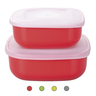 Galileo Σετ 2 δοχεία με καπάκι 1000-1500 ml από πλαστικό PS SChef 5... Galileo Σετ 2 δοχεία με καπάκι 1000-1500 ml από πλαστικό PS SChef 5...