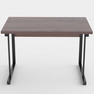 BAKAJI Ράφι Κουζίνας Ξύλο Καρυδιάς Μεταλλική Ραφιέρα για Φούρνο Μικ...