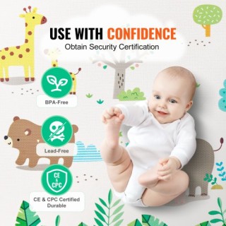 VEVOR Παιδικό Χαλάκι Δραστηριοτήτων 55x82 Διπλής Όψης PVCPXDPVC05Y... VEVOR Παιδικό Χαλάκι Δραστηριοτήτων 55x82 Διπλής Όψης PVCPXDPVC05Y...