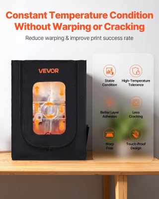 VEVOR Θήκη Προστασίας 3D Εκτυπωτή, Αδιάβροχη και Ανθεκτική στη Σκόν...