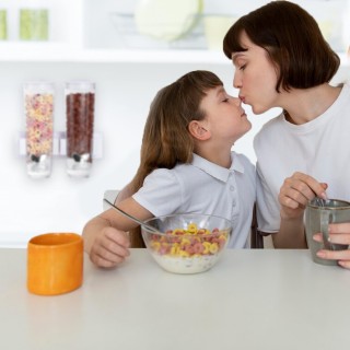 BAKAJI  Διπλός Διανομέας Δημητριακών με Στήριξη στον Τοίχο Διανομέα...