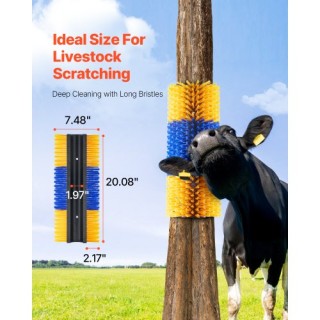 VEVOR Βούρτσες Ξυσίματος Ζώων 6τμχ Ανακούφιση Φαγούρας για Άλογα 50...