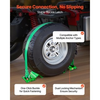 VEVOR Σετ Δεσίματος με Σφήνα για Τρέιλερ & Αυτοκίνητα, Αντοχή 1986....